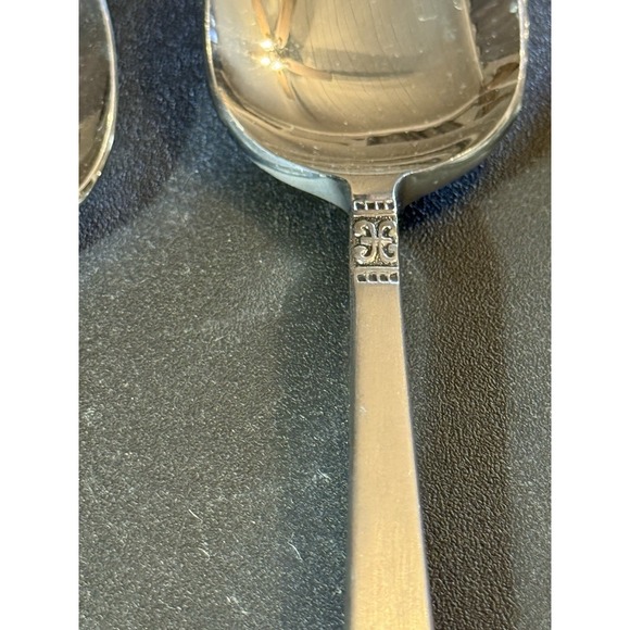 Vintage Iriaco Andante Stainless Flatware Japan Mid Century Modern Set 5 Pc - Picture 4 of 9